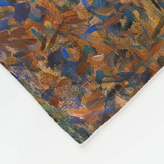 Gustav Klimt - Beech Grove I Fleece Deken (Hoek)