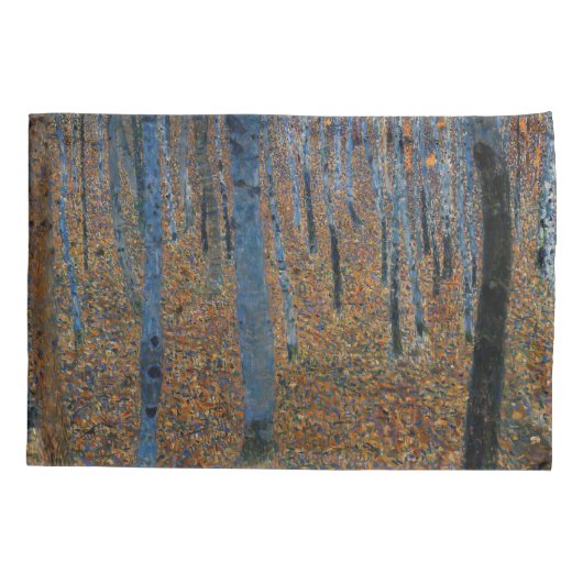 Gustav Klimt - Beech Grove I Kussensloop (Achterkant)