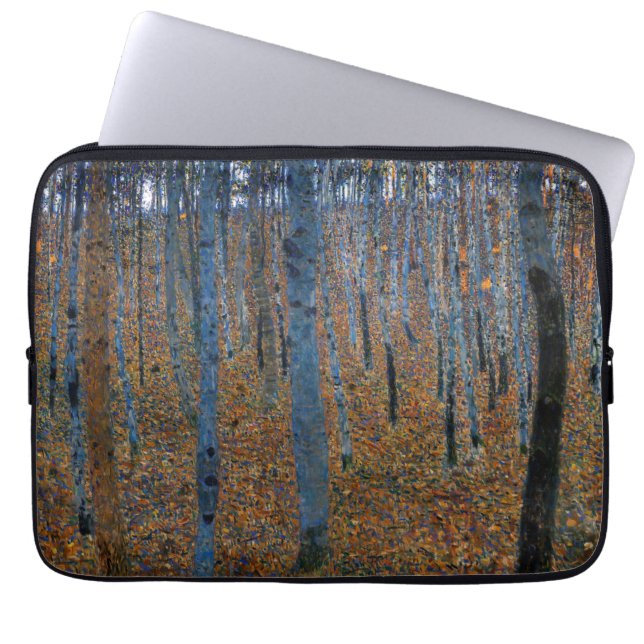 Gustav Klimt - Beech Grove I Laptop Sleeve (Voorkant)
