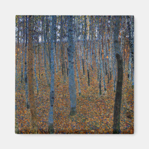 Gustav Klimt - Beech Grove I Magneet