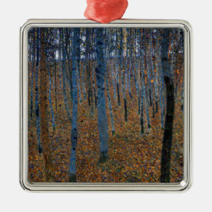 Gustav Klimt - Beech Grove I Metalen Ornament