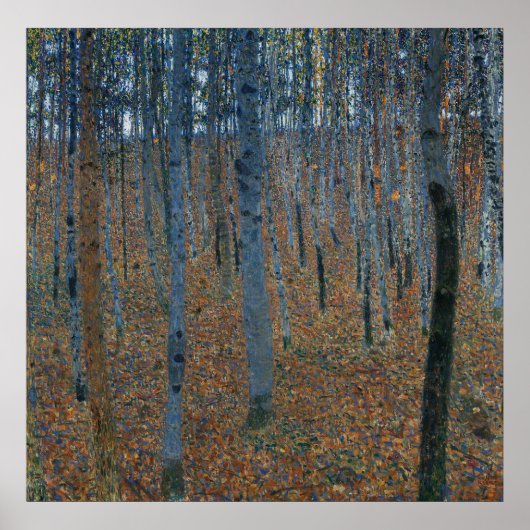 Gustav Klimt - Beech Grove I Poster (Voorkant)