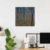 Gustav Klimt Beech Grove I Poster (Thuiskantoor)