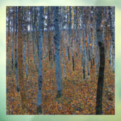 Gustav Klimt - Beech Grove I Raamsticker (Vel 3)