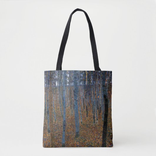 Gustav Klimt - Beech Grove I Tote Bag (Voorkant)
