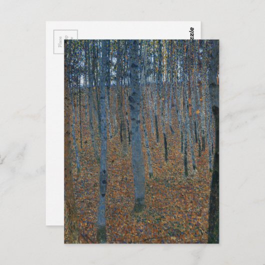 Gustav Klimt - Beech Grove. Trees Nature Wildlife Briefkaart (Voorkant / Achterkant)