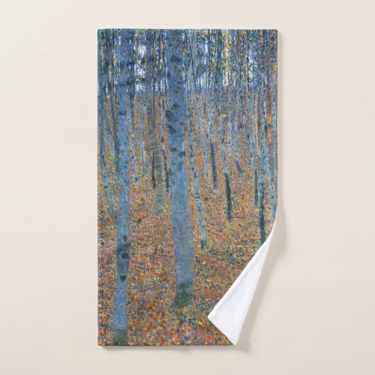 Gustav Klimt Beech Tree Grove Bad Handdoek (Handdoek)