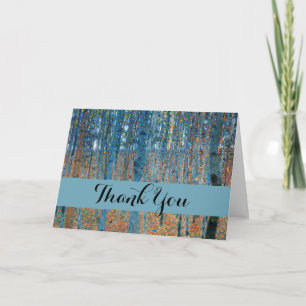 Gustav Klimt Beech Tree Grove Bedankkaart