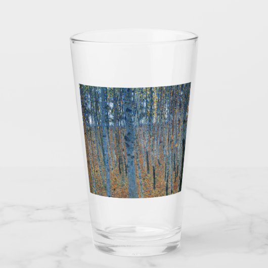 Gustav Klimt Beech Tree Grove Glas (Voorkant)
