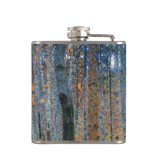 Gustav Klimt Beech Tree Grove Heupfles (Achterkant)