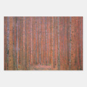 Gustav Klimt Beech Tree Grove Inpakpapier Vel (Voorkant 3)