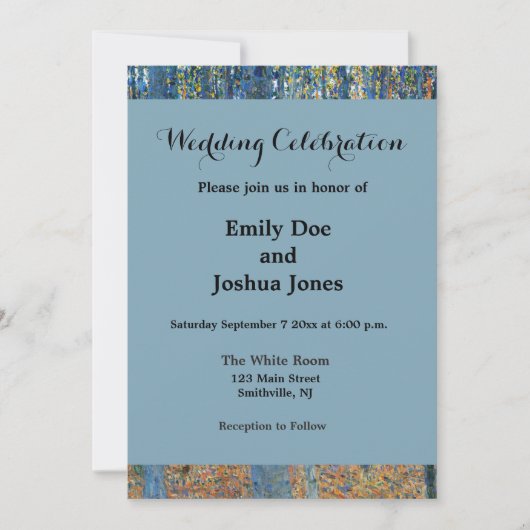 Gustav Klimt Beech Tree Grove Kaart (Voorkant)