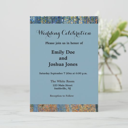 Gustav Klimt Beech Tree Grove Kaart (Staand voorkant)