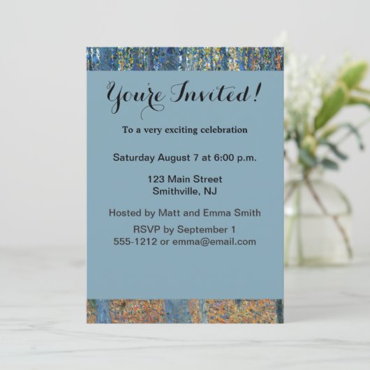 Gustav Klimt Beech Tree Grove Kaart (Staand voorkant)