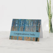 Gustav Klimt Beech Tree Grove Kaart (Voorkant)