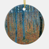 Gustav Klimt Beech Tree Grove Keramisch Ornament (Voorkant)