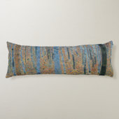 Gustav Klimt Beech Tree Grove Lichaamskussen (Voorkant)