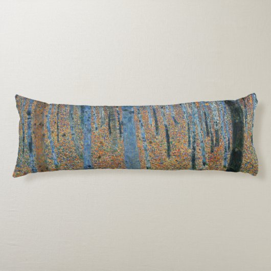 Gustav Klimt Beech Tree Grove Lichaamskussen (Voorkant)