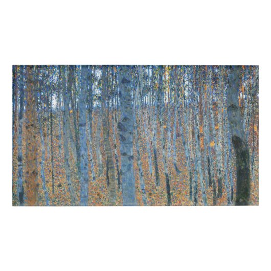 Gustav Klimt Beech Tree Grove Naambadge (Voorkant)