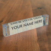 Gustav Klimt Beech Tree Grove Naambordje (Zijkant)