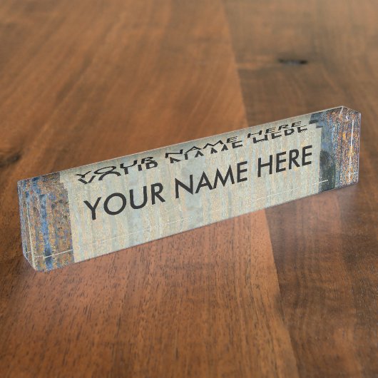 Gustav Klimt Beech Tree Grove Naambordje (Zijkant)