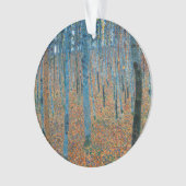 Gustav Klimt Beech Tree Grove Ornament (voorkant)