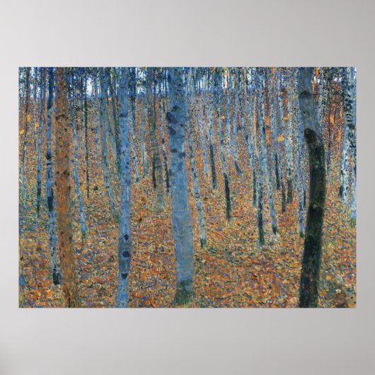 Gustav Klimt Beech Tree Grove Poster (Voorkant)