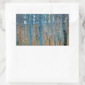 Gustav Klimt Beech Tree Grove Rechthoekige Sticker (Tas)