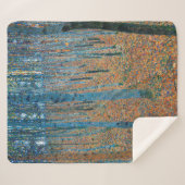 Gustav Klimt Beech Tree Grove Sherpa Deken (Voorkant (horizontaal))