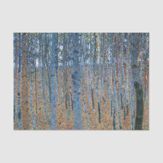 Gustav Klimt Beech Tree Grove Tissuepapier (Voorkant)