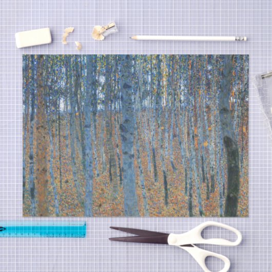 Gustav Klimt Beech Tree Grove Tissuepapier (Craft)