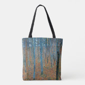 Gustav Klimt Beech Tree Grove Tote Bag (Achterkant)