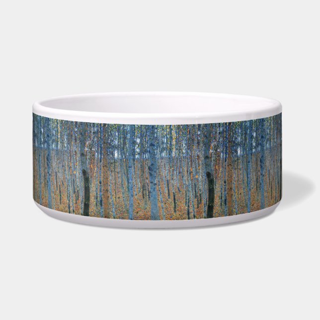 Gustav Klimt Beech Tree Grove Voerbakje (Voorkant)