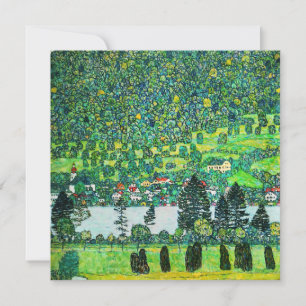 Gustav Klimt - Berghelling bij Unterach Bedankkaart