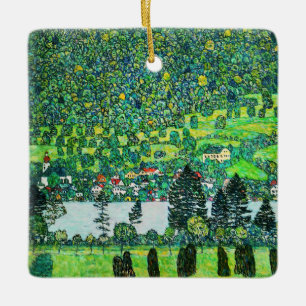 Gustav Klimt - Berghelling bij Unterach Keramisch Ornament
