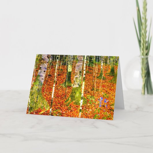 Gustav Klimt Berkebomen (Voorkant)