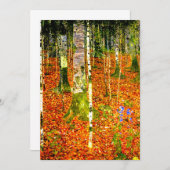 Gustav Klimt Berkebomen Kaart (Voorkant / Achterkant)