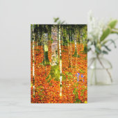 Gustav Klimt Berkenbomen Kaart (Staand voorkant)
