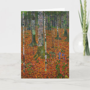 Gustav Klimt - Berkenbos Kaart