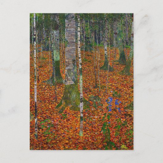 Gustav Klimt - Berkenhout Briefkaart (Voorkant)