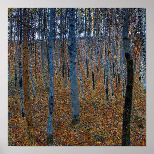 Gustav Klimt - Beukenbos I Poster (Voorkant)