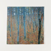 Gustav Klimt Beukenbos Vintage Fijne Kunst Wandkleed (Voorkant)