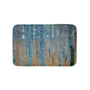 Gustav Klimt Beukenbos Vintage Kunst Badmat