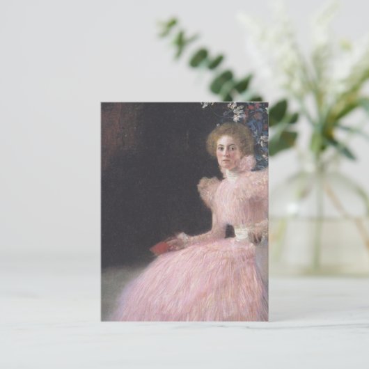 Gustav Klimt - Bildnis Sonja Knips Portrait Briefkaart (Staand voorkant)