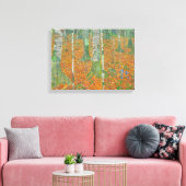 Gustav Klimt - Birch Forest Canvas Afdruk (Insitu (Woonkamer))