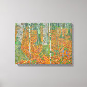 Gustav Klimt - Birch Forest Canvas Afdruk (Voorkant)