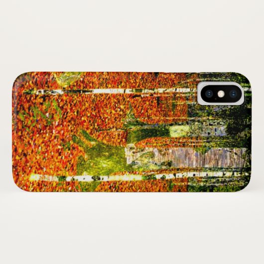 Gustav Klimt Birch Trees Case-Mate iPhone Case (Achterkant (horizontaal))