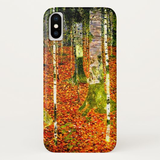 Gustav Klimt Birch Trees Case-Mate iPhone Case (Achterkant)