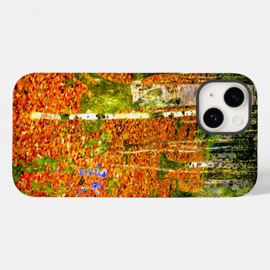 Gustav Klimt Birch Trees Case-Mate iPhone Case (Achterkant (horizontaal))
