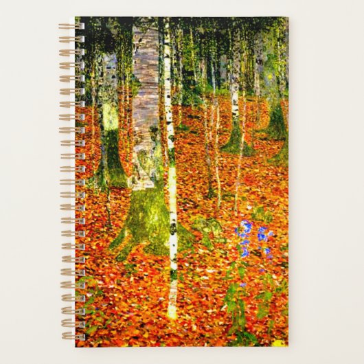 Gustav Klimt Birch Trees Planner (Voorkant)